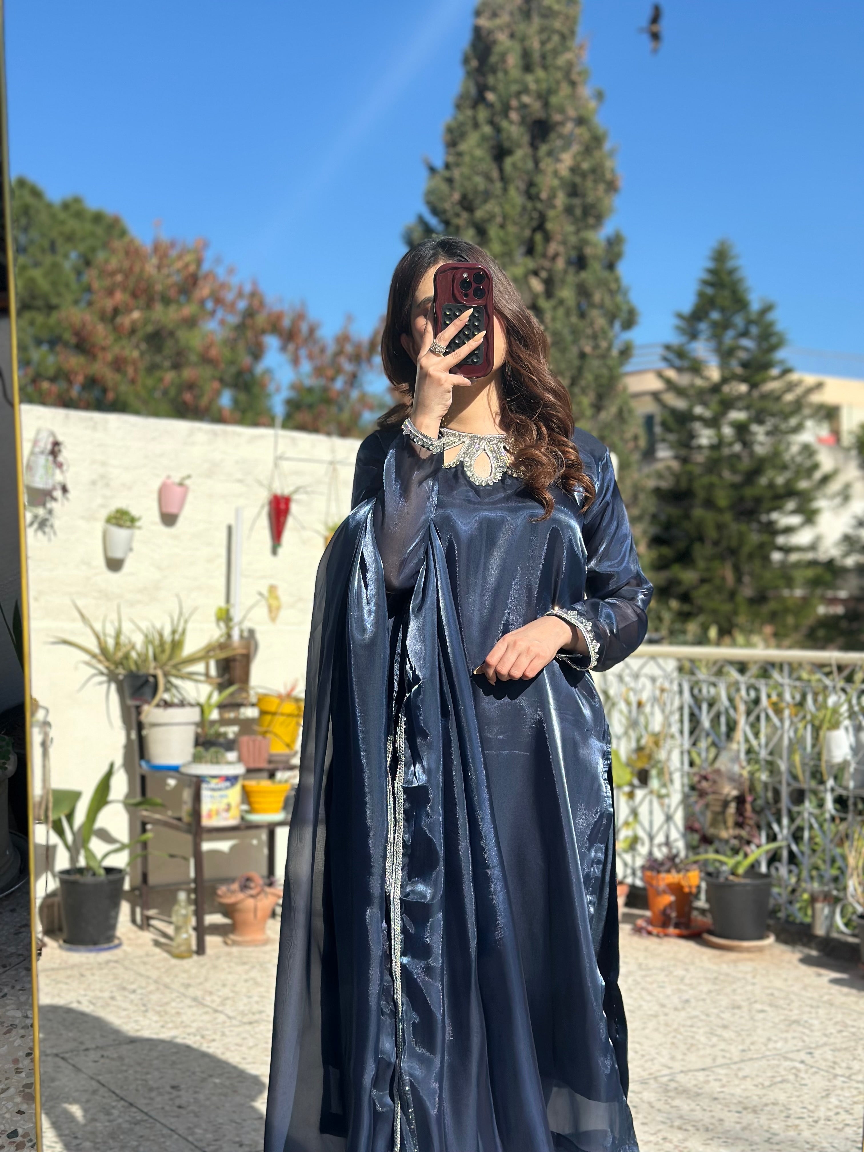 Afsana - Navy Blue