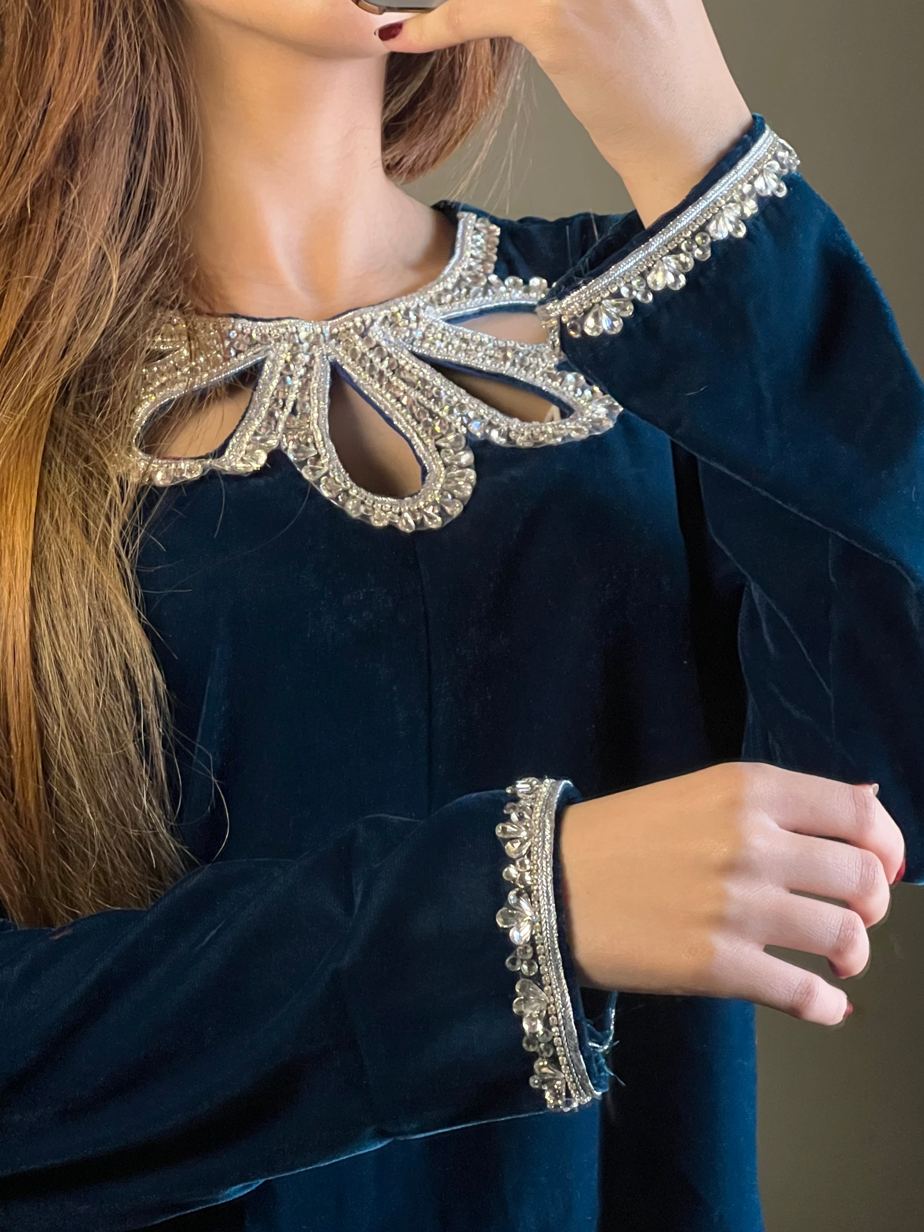 Makhmali 3pc Dress