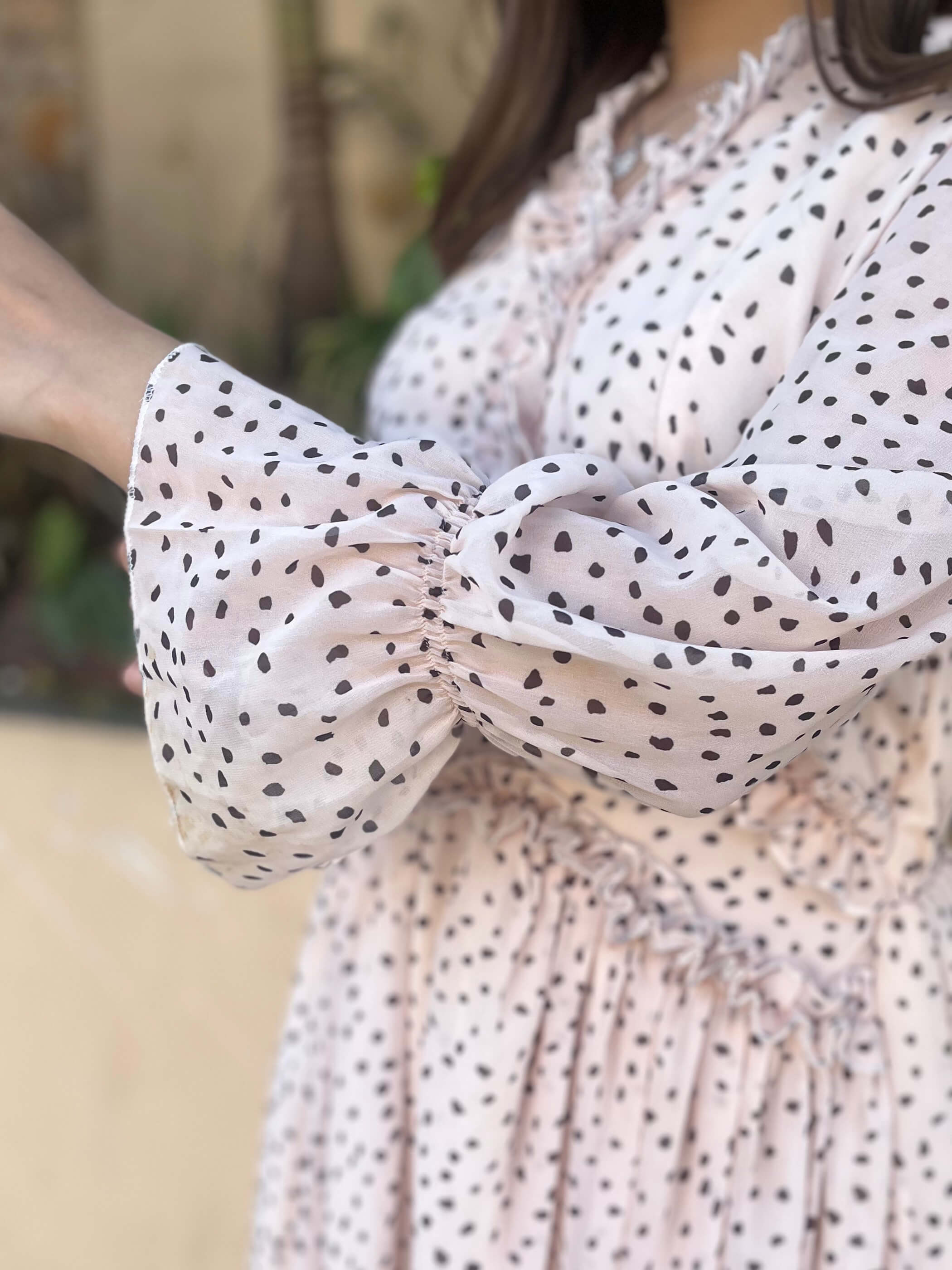 Chiffon Signature Detailing Dress