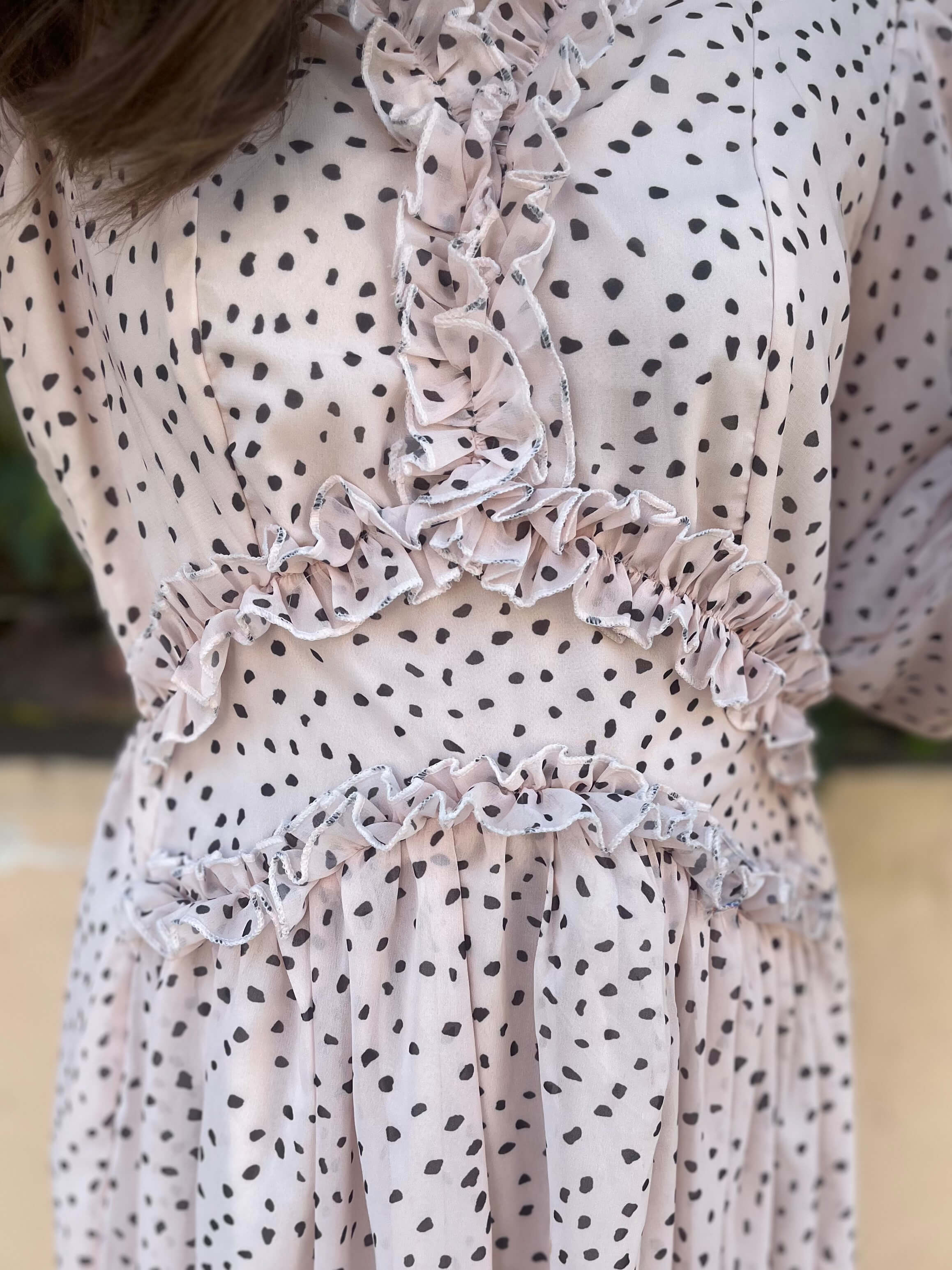 Chiffon Signature Detailing Dress