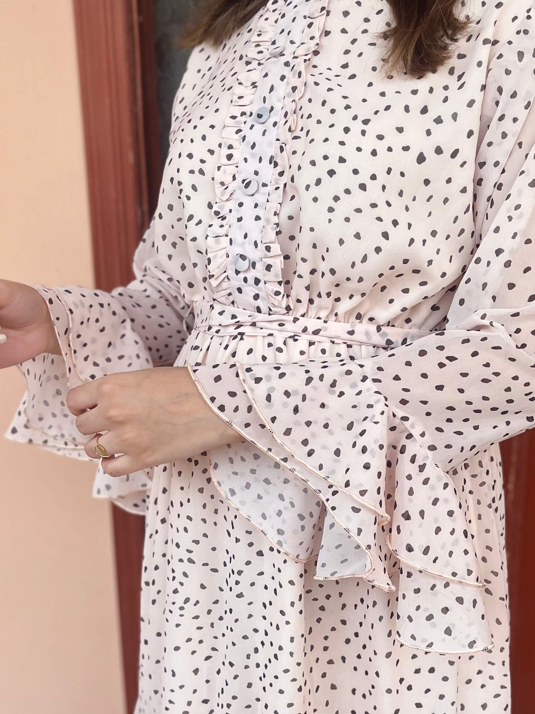 Chiffon Textured Dress