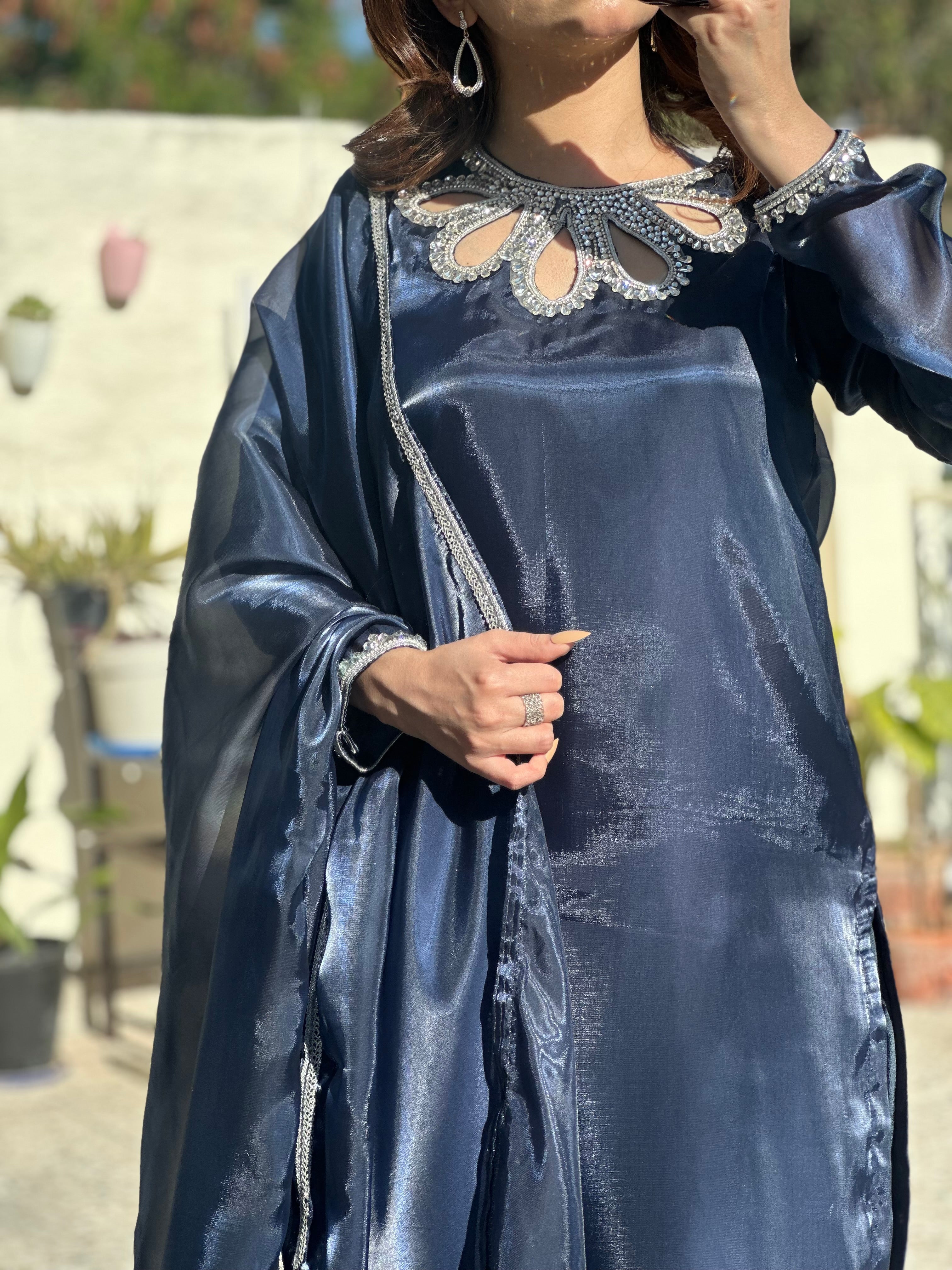 Afsana - Navy Blue