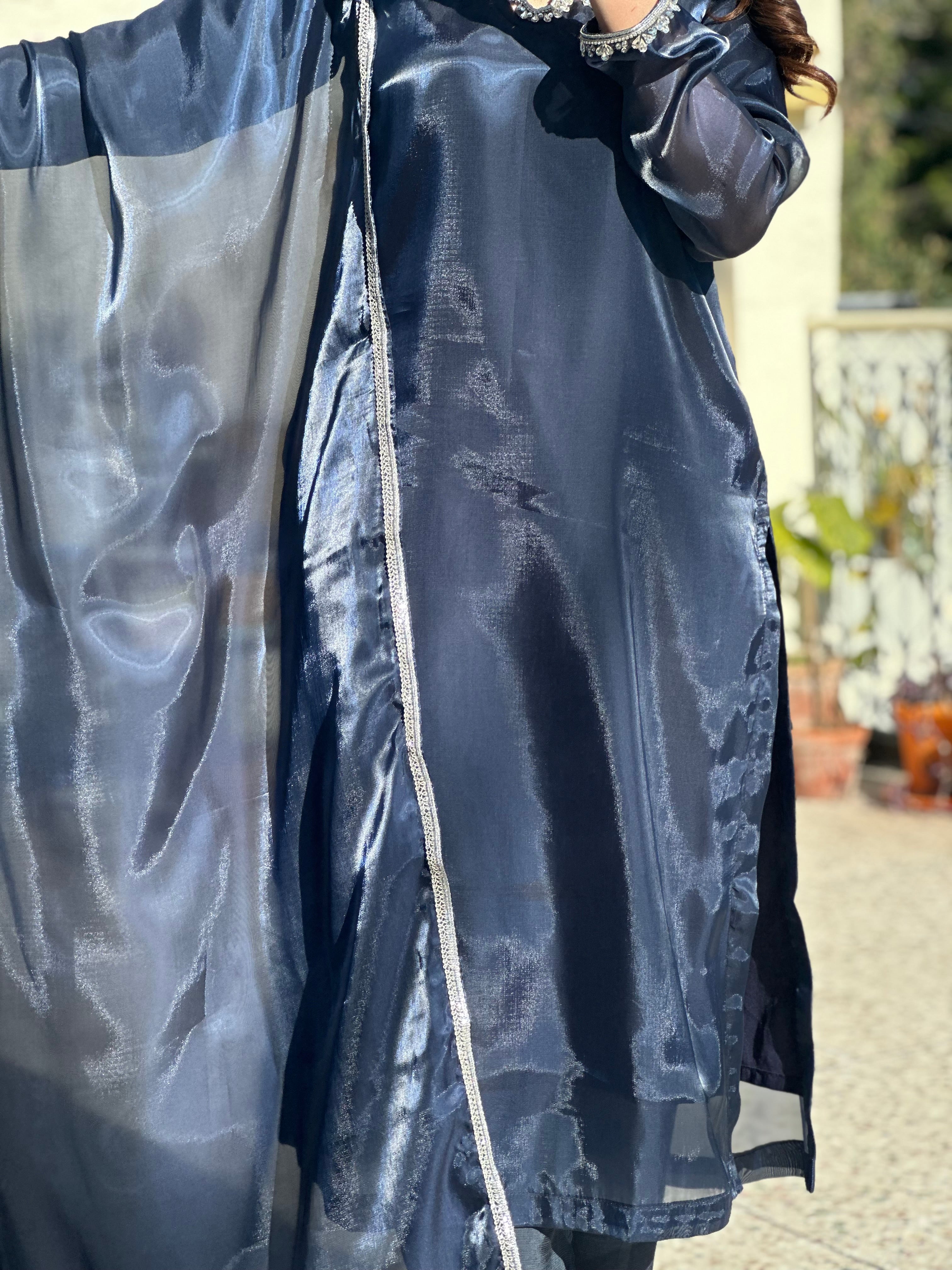 Afsana - Navy Blue