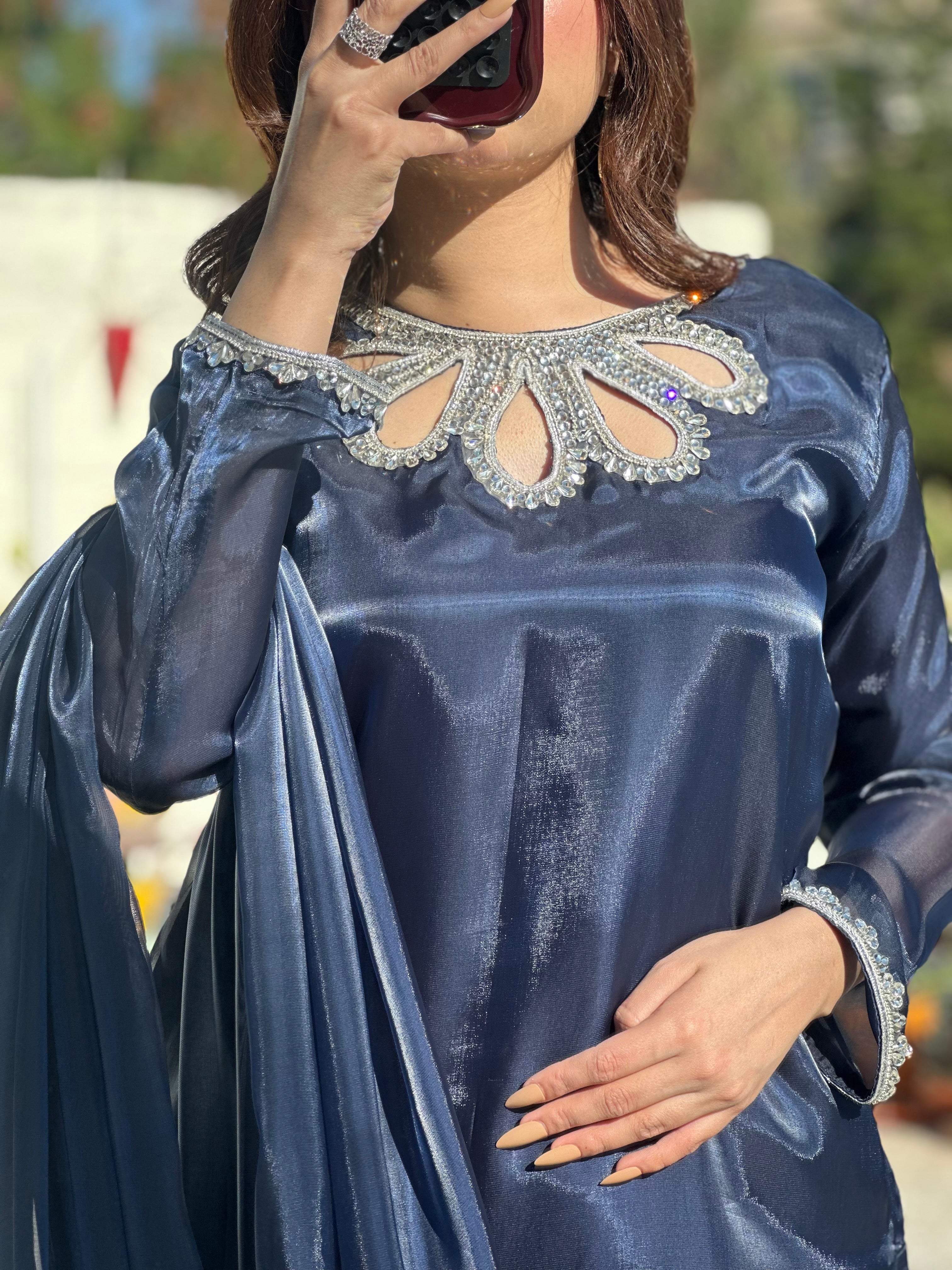 Afsana - Navy Blue