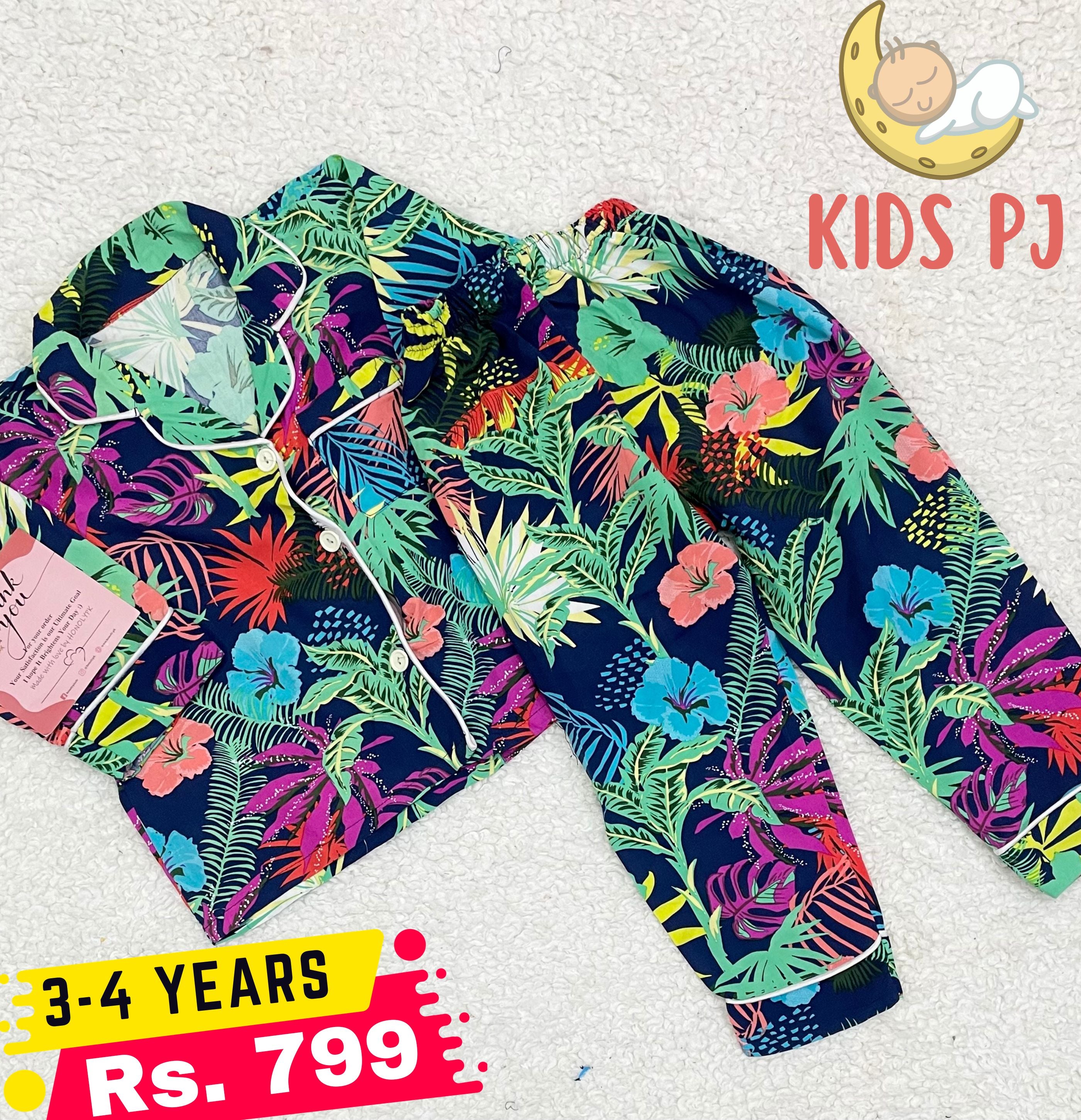 KIDS | Turquoise Flamingo 3-4 Years - Honoly PK