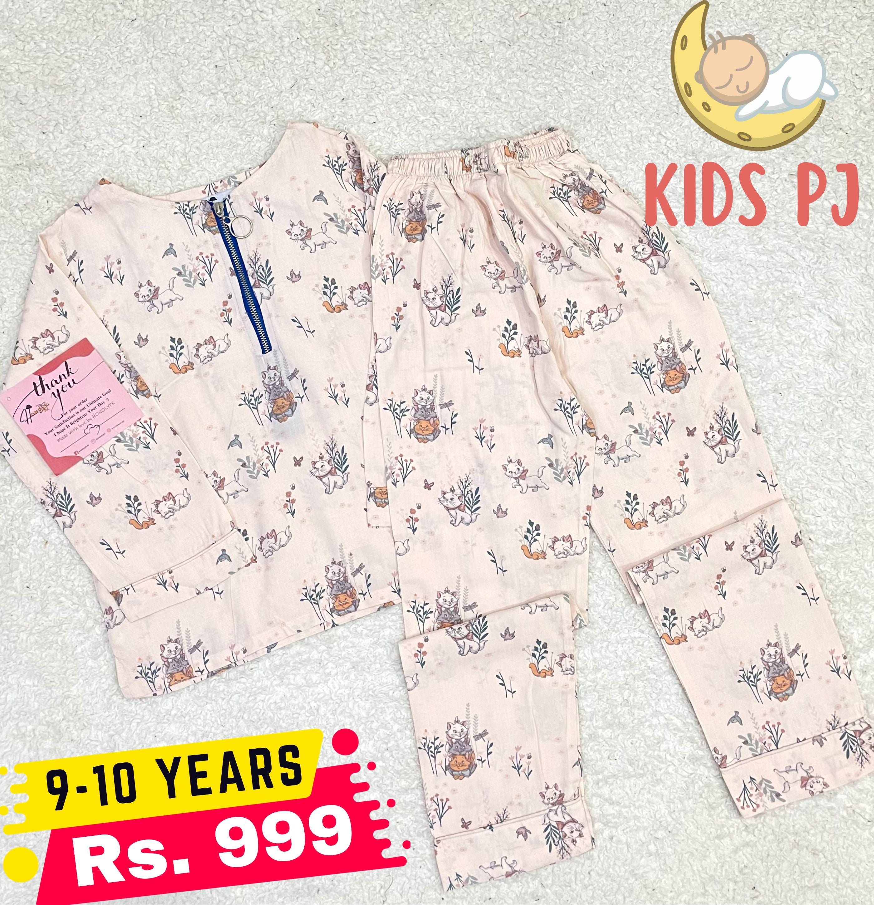 KIDS | Cat Zipper 9-10 Years - Honoly PK