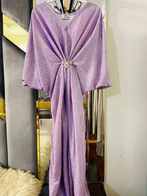 Lilac Shimmer Moonlight Kaftan