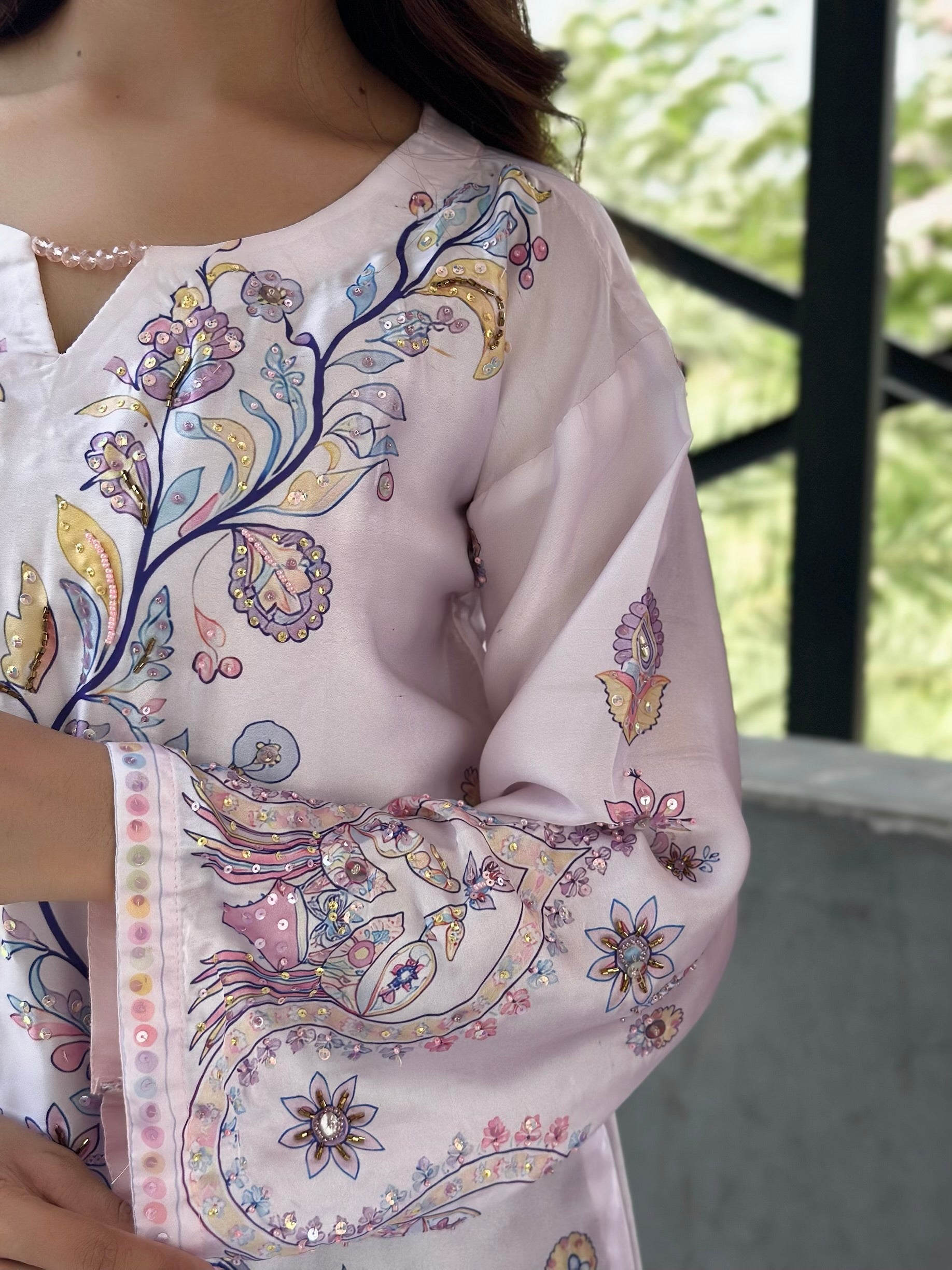 Serenelle - Embroidered