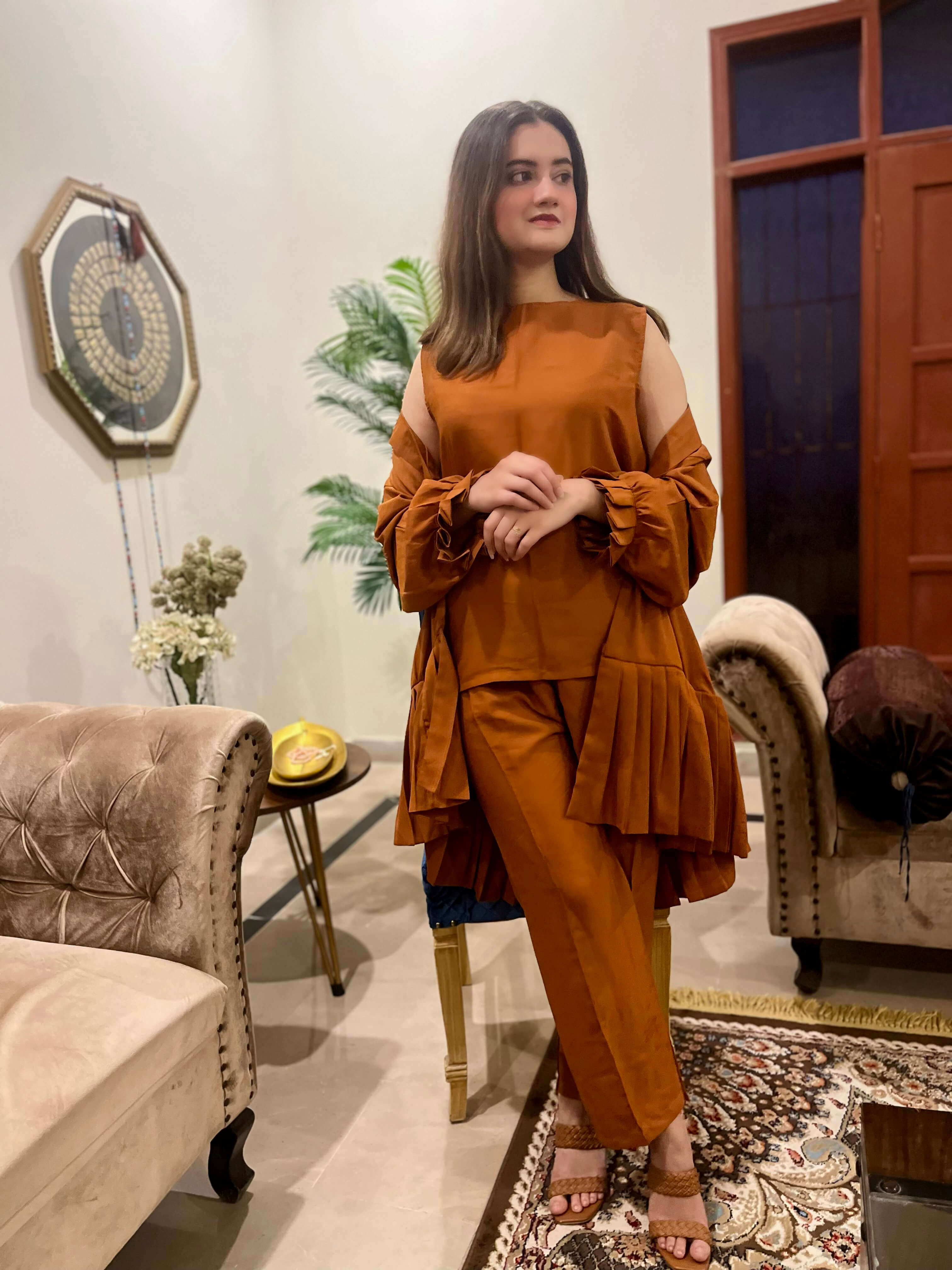 Crepe 3pc Solid Co-Ord Set