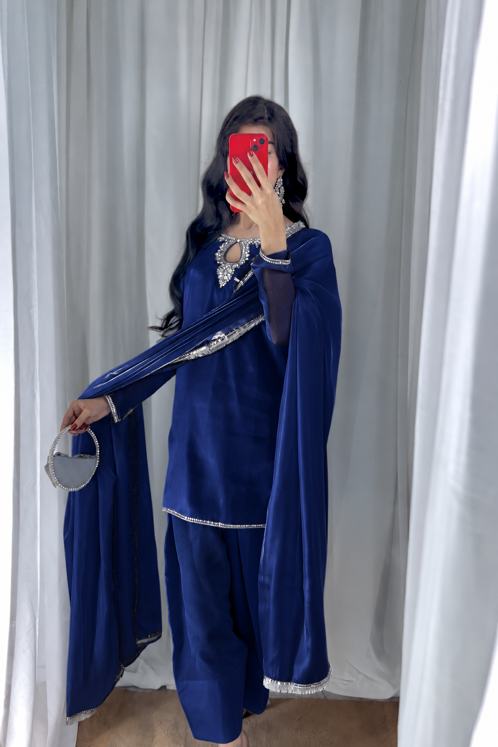 Neelofar - Navy Blue (XS,S)