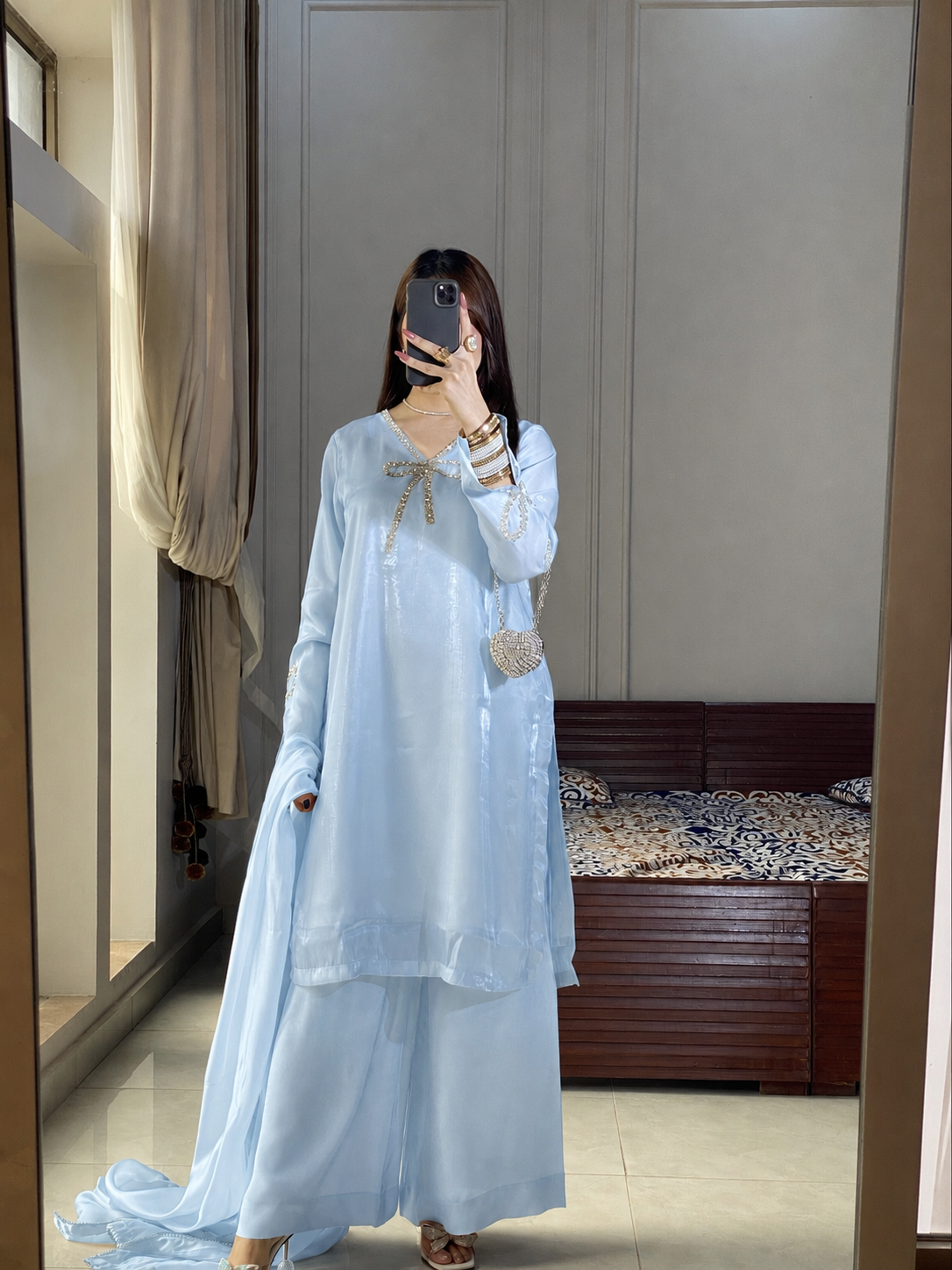 Dilruba -  Sky Blue (XL)