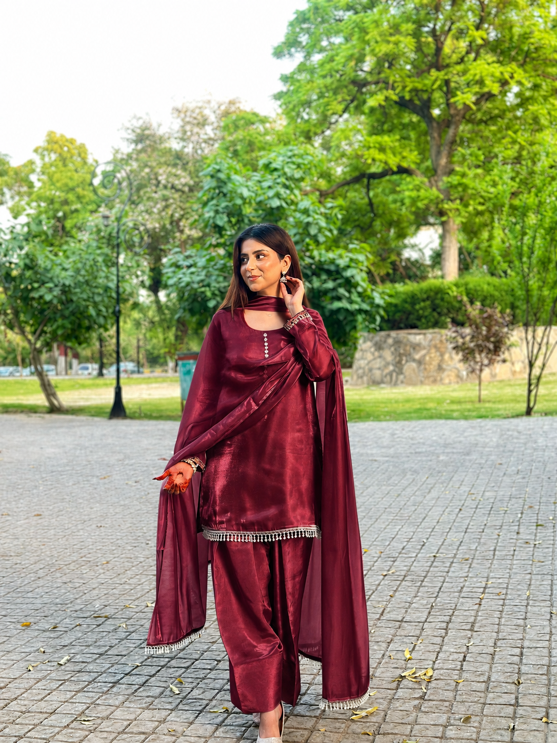 Sehar - Maroon (S)